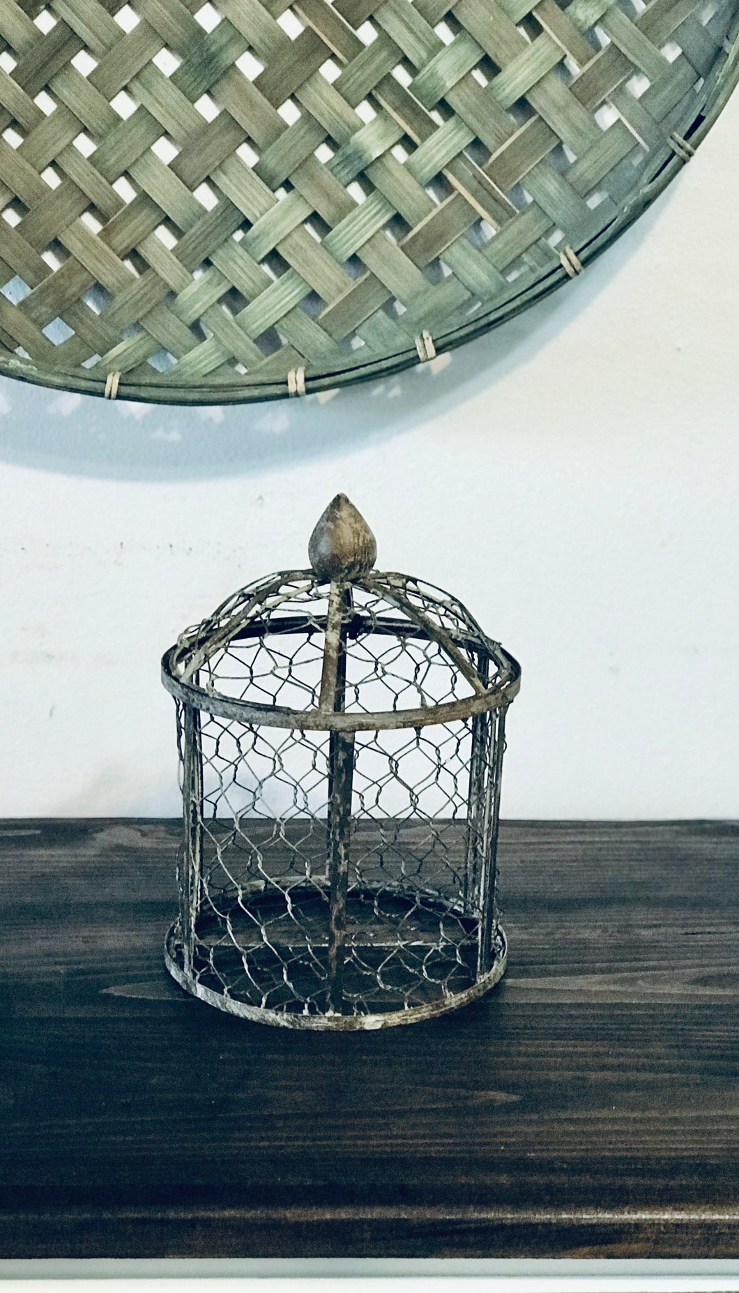 Farmhouse Chicken Wire Decor