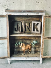 Load image into Gallery viewer, Petite Chippy Farmhouse Display Cabinet