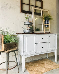 Pretty Farmhouse Buffet or Coffee Bar