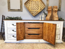 Load image into Gallery viewer, Stunning Ornate Large Vintage Buffet or Dresser