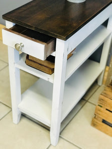 Cute Farmhouse Skinny Nightstand