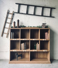 Load image into Gallery viewer, Pretty Farmhouse Cubby Shelf