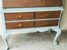 Load image into Gallery viewer, Lovely Vintage Floral Secretary Cabinet