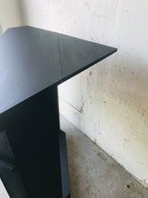 Load image into Gallery viewer, Moody Black Faux Fireplace