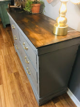 Load image into Gallery viewer, Modern Farmhouse Long Dresser, buffet, or TV Stand