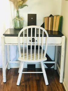 Unique Small Farmhouse Desk & Chair