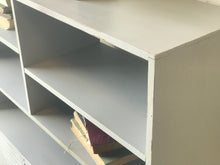 Load image into Gallery viewer, Pretty Farmhouse Cubby Bookshelf
