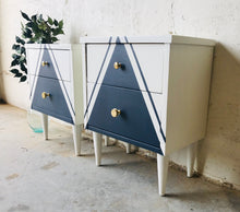 Load image into Gallery viewer, Chic Geometric MCM Nightstand Set