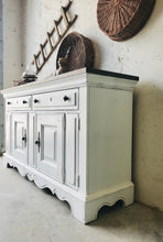 Load image into Gallery viewer, Pretty Farmhouse Buffet Cabinet or TV Stand