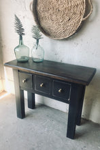 Load image into Gallery viewer, Chunky Rustic Entryway Table