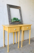 Load image into Gallery viewer, Adorable Yellow Nightstand Set