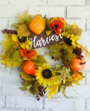 Load image into Gallery viewer, Pretty Handmade Fall Wreath