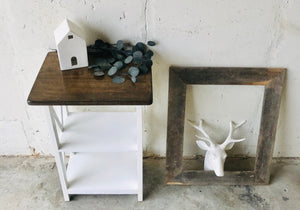 Cute Single Farmhouse End Table or Nightstand