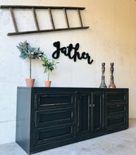Load image into Gallery viewer, Stunning Large Vintage Buffet or TV Stand