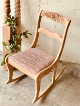 Load image into Gallery viewer, Pretty &amp; Petite Antique Rocking Chair