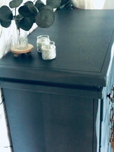 Load image into Gallery viewer, Chunky Vintage Stormy Blue Chest of Drawers