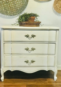 Shabby Chic French Provincial Dresser & Nightstands Set