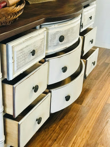 Classy Bow-front Buffet or TV Stand