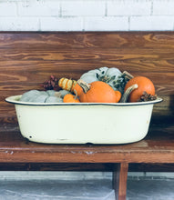 Load image into Gallery viewer, Huge Old Porcelain Farmhouse Wash Tub