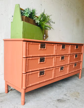 Load image into Gallery viewer, Stunning Vintage Boho Long Dresser or Buffet