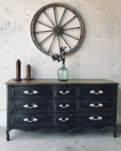 Load image into Gallery viewer, Moody Large Vintage Dresser, Buffet, or TV Stand
