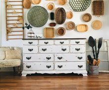 Load image into Gallery viewer, Solid wood Farmhouse Long Dresser with 11 Drawers