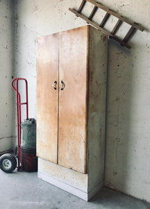 Awesome Rusty Industrial Metal Storage Cabinet