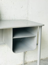 Load image into Gallery viewer, Vintage MCM metal base desk