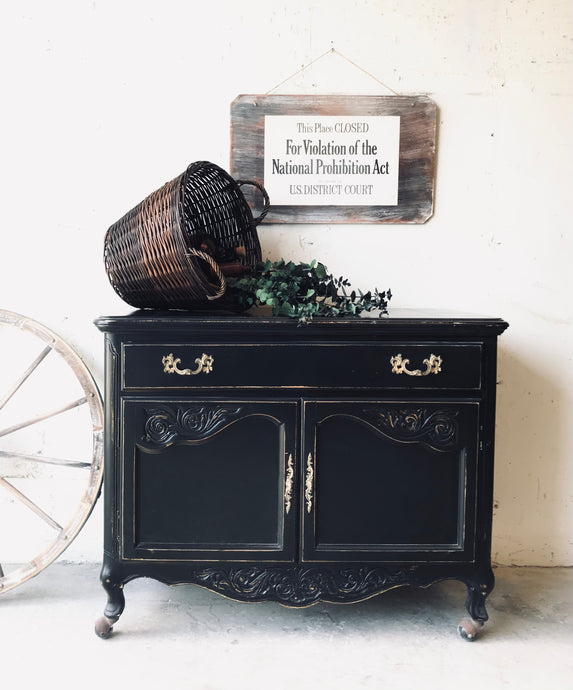 Vintage French Provincial Bar or Buffet Server