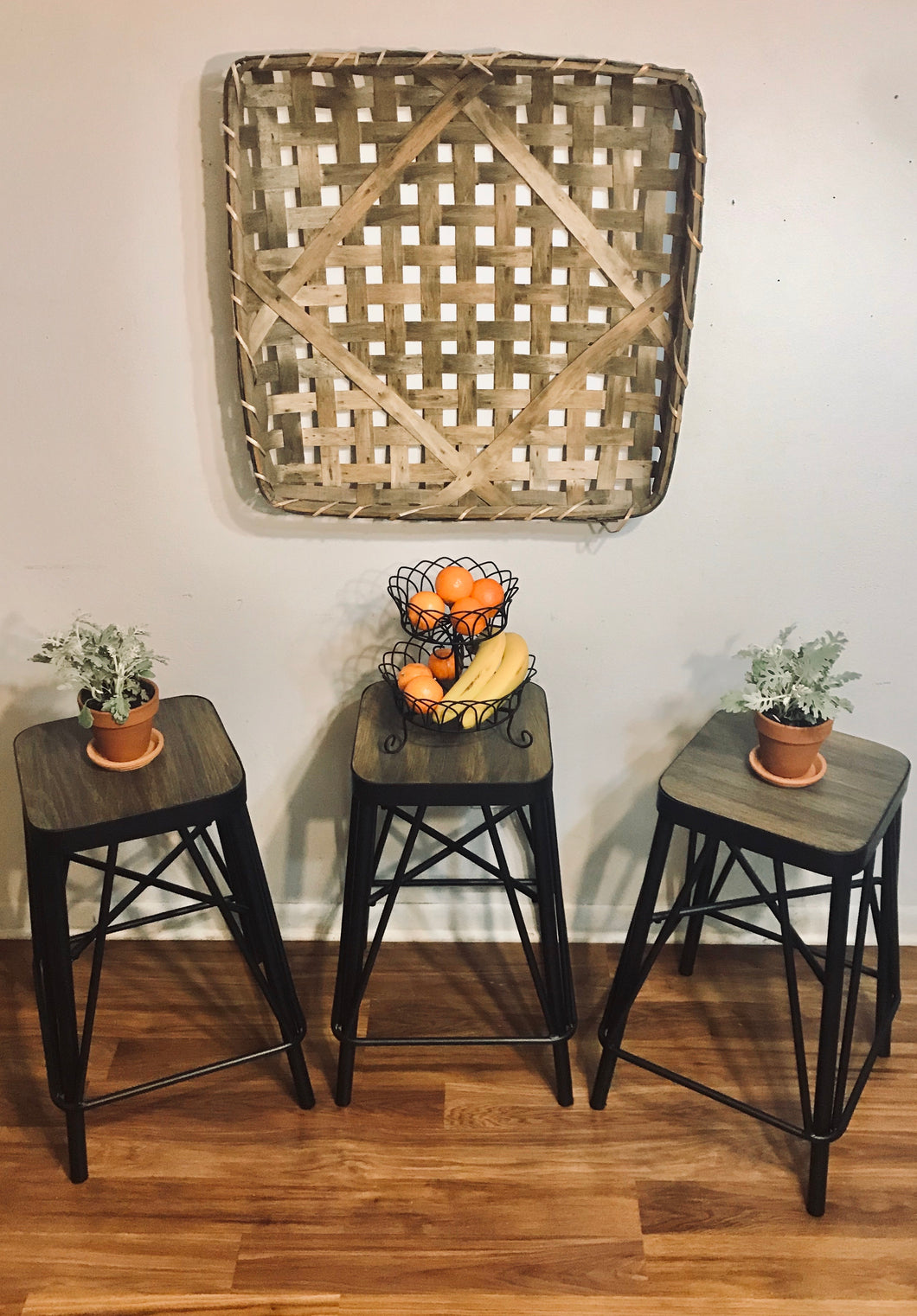 Modern Farmhouse Counter-height Stools (3)