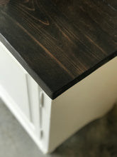 Load image into Gallery viewer, Rustic Farmhouse Chunky TV Stand