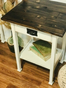 Perfect Farmhouse Nightstand or End Table Set