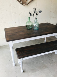 Perfect Farmhouse Table & Bench