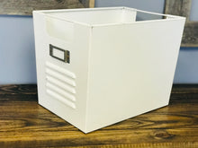 Load image into Gallery viewer, Awesome Industrial Cubby Shelf with Metal Bins