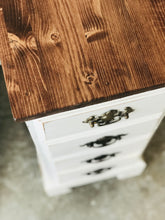 Load image into Gallery viewer, Pretty Repurposed Farmhouse Nightstand Set (2)