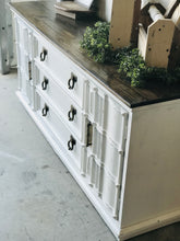 Load image into Gallery viewer, Stunning Vintage Farmhouse Buffet or TV Stand