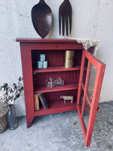 Load image into Gallery viewer, Primitive Accent Display Cabinet