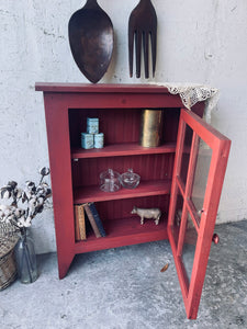 Primitive Accent Display Cabinet