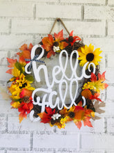 Load image into Gallery viewer, Pretty Handmade Fall Wreath