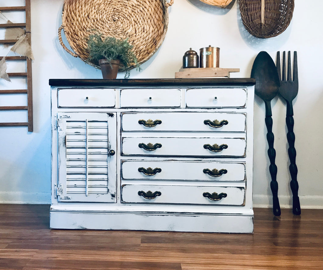 Perfect Solid Wood Farmhouse Buffet Table