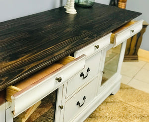 Pretty Farmhouse Buffet or TV Stand