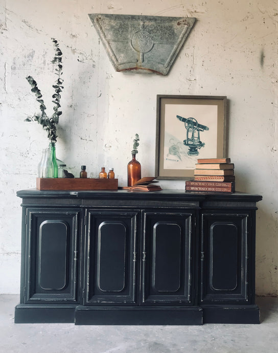 Moody Vintage Farmhouse Buffet or TV Stand