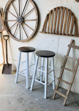 Load image into Gallery viewer, Rustic Farmhouse Barstool Set
