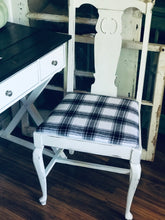 Load image into Gallery viewer, Cute Criss-Cross Farmhouse Desk with Chair