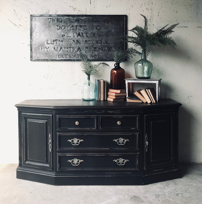 Stunning Vintage Credenza or TV Stand