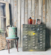 Load image into Gallery viewer, Cool Vintage Industrial Cubby Drawers