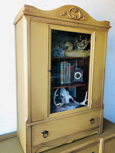 Married Antique Cabinet & Buffet