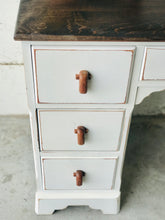 Load image into Gallery viewer, Vintage Rustic Farmhouse Desk