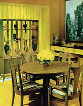Load image into Gallery viewer, Stunning Broyhill Brasilia MCM Dining Table &amp; Chairs
