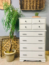 Load image into Gallery viewer, Modern Farmhouse Tall Chest of Drawers